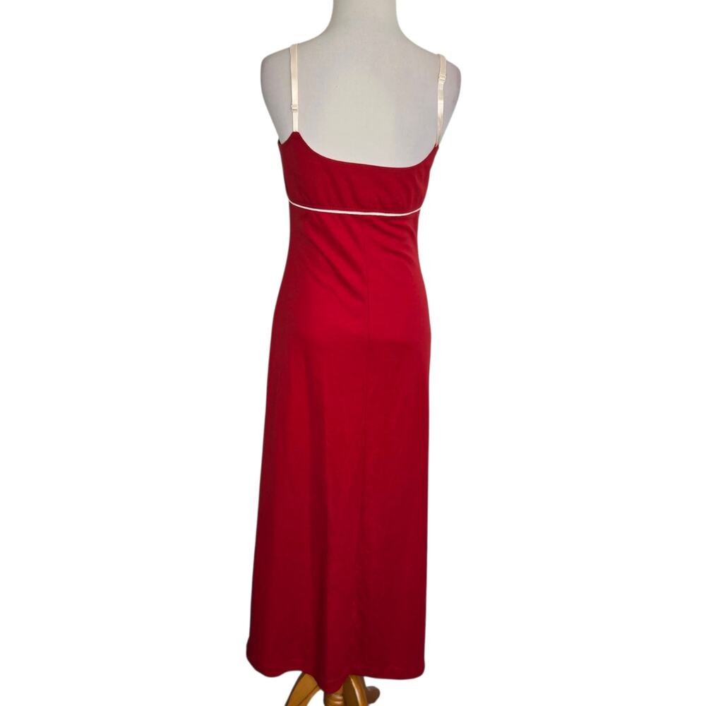 Vintage 90s Xhilaration Babydoll Dress Maxi Tennis Vacation Summer Women Small - Picture 3 of 12